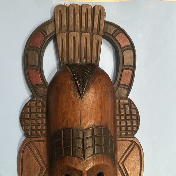 African wood mask - Picture 4 of 8